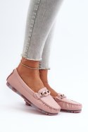 Mokasyny Model S.Barski LR339 Pink 