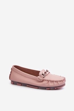 Mokasyny Model S.Barski LR339 Pink 