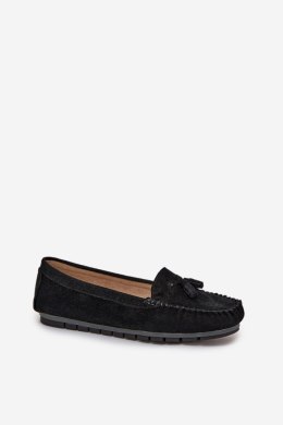 Mokasyny Model S.Barski LR51-548 Black 