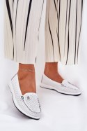 Mokasyny Model S.Barski LR51-673 White 
