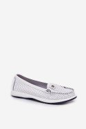 Mokasyny Model S.Barski LR51-673 White 