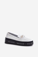 Mokasyny Model S.Barski LR618 White 