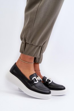 Mokasyny Model S.Barski LR720 Black 