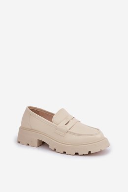 Mokasyny Model Sendall VG278 Light Beige 