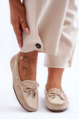 Mokasyny Model Si Passione FT246 Beige 