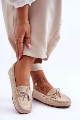 Mokasyny Model Si Passione FT246 Beige 