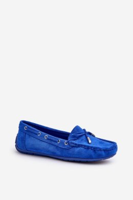 Mokasyny Model Si Passione FT246 Blue 