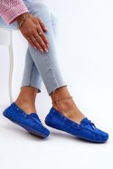 Mokasyny Model Si Passione FT246 Blue 