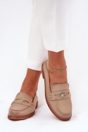 Mokasyny Model Vinceza 18100 Beige 