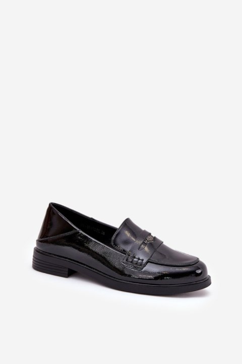 Mokasyny Model Vinceza 18100 Black Lakier Mokasyny Model Vinceza 18100 Black Lakier