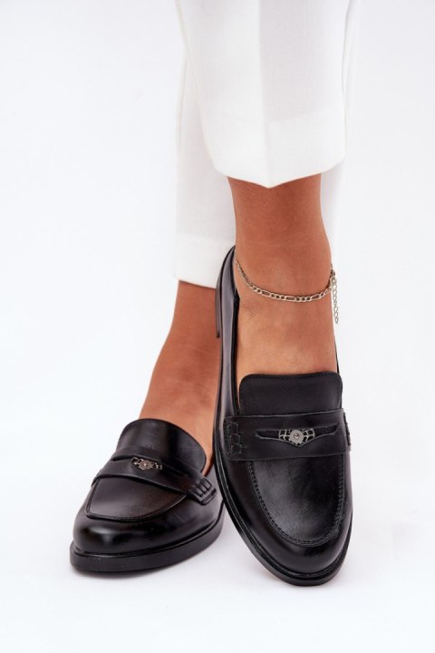 Mokasyny Model Vinceza 18100 Black Mokasyny Model Vinceza 18100 Black