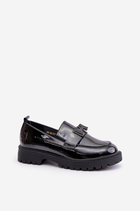 Mokasyny Model Vinceza 62187 Black Lakier Mokasyny Model Vinceza 62187 Black Lakier
