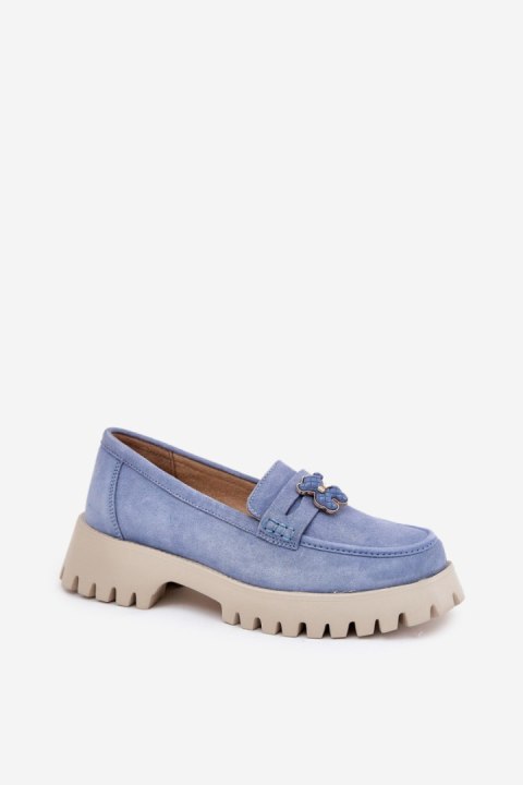 Mokasyny Model Vinceza 79533 Blue Mokasyny Model Vinceza 79533 Blue