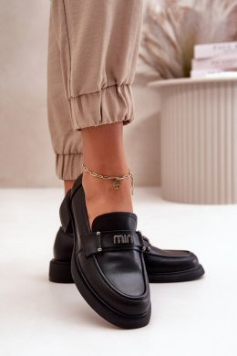 Mokasyny Model Vinceza 91114 Black Skóra 