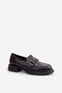 Mokasyny Model Vinceza 91114 Black Skóra 