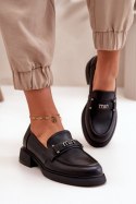 Mokasyny Model Vinceza 91114 Black Skóra 
