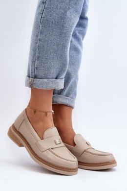 Mokasyny Model Zazoo 20165 Beige 