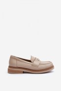Mokasyny Model Zazoo 20165 Beige 