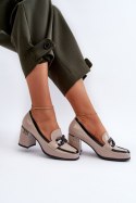 Półbuty Model DA MR38-973 Beige 