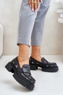 Półbuty Model DA MR880-102 Black Skóra 