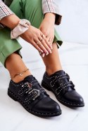 Półbuty Model Lu Boo XW37311 Black Skóra 