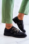 Półbuty Model Lu Boo XW37311 Black Skóra 