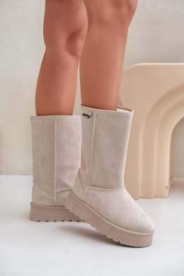 Śniegowce Model Big Star OO274894 Light Beige 