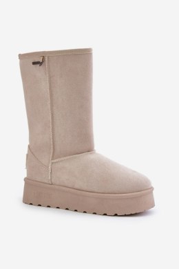 Śniegowce Model Big Star OO274894 Light Beige 