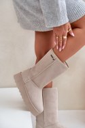 Śniegowce Model Big Star OO274894 Light Beige 