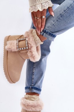 Śniegowce Model Dulca VL201P Beige 