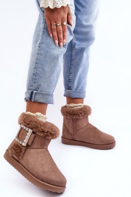 Śniegowce Model Dulca VL201P Dark Beige 