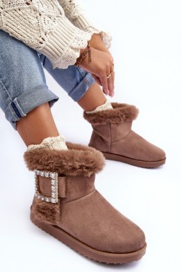 Śniegowce Model Dulca VL201P Dark Beige 