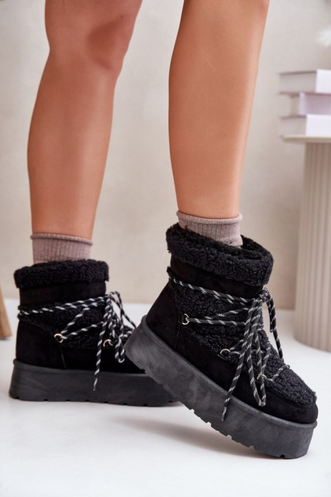 Śniegowce Model Izathiel HY867 Black Śniegowce Model Izathiel HY867 Black