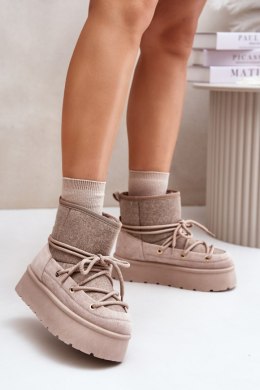 Śniegowce Model Mavora HY868-39 Beige 