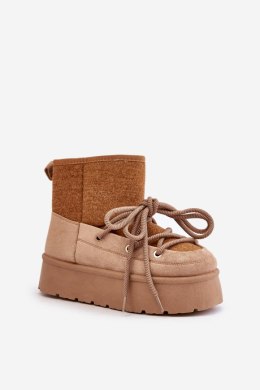 Śniegowce Model Mavora HY868-63 Brown 