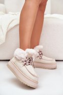 Śniegowce Model Neathren C3016 Light Beige 