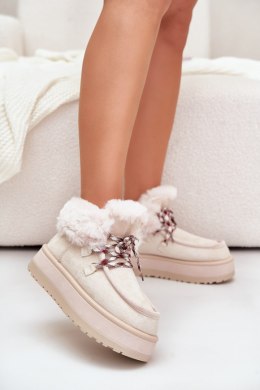 Śniegowce Model Neathren C3016 Light Beige 