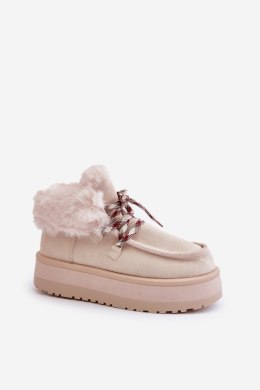 Śniegowce Model Neathren C3016 Light Beige 