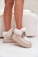 Śniegowce Model Neathren C3016 Light Beige 