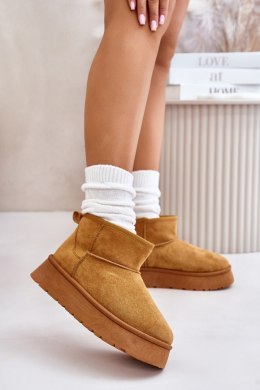 Śniegowce Model Saldren 24BT26-7368 Camel 
