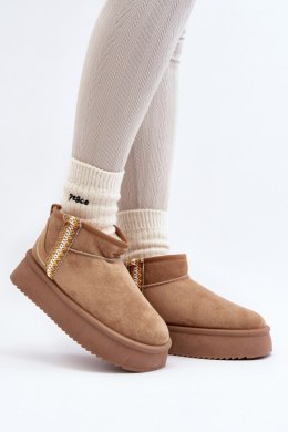 Śniegowce Model Udra UA-1833 Light Brown 