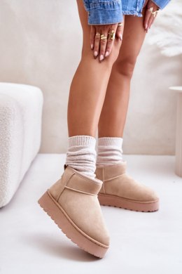 Śniegowce Model Xamella 20216-4C Beige 
