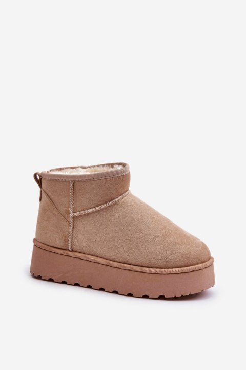 Śniegowce Model Xamella 20216-4C Beige Śniegowce Model Xamella 20216-4C Beige