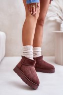 Śniegowce Model Xamella 20216-4H Dark Brown 