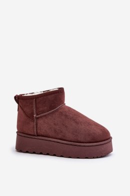Śniegowce Model Xamella 20216-4H Dark Brown 