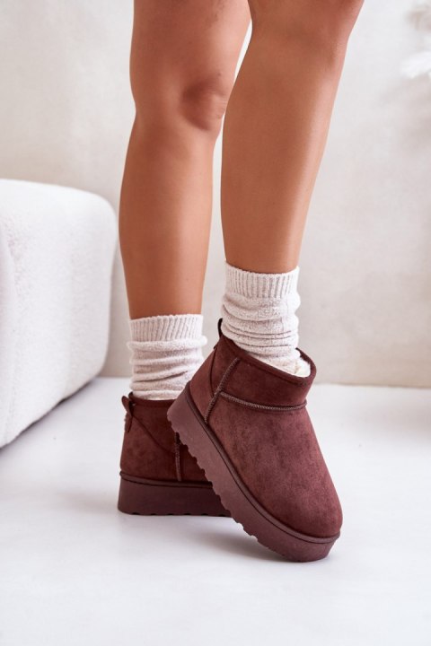 Śniegowce Model Xamella 20216-4H Dark Brown Śniegowce Model Xamella 20216-4H Dark Brown