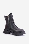 Workery Model Skóry Big Star MM274578 Black 