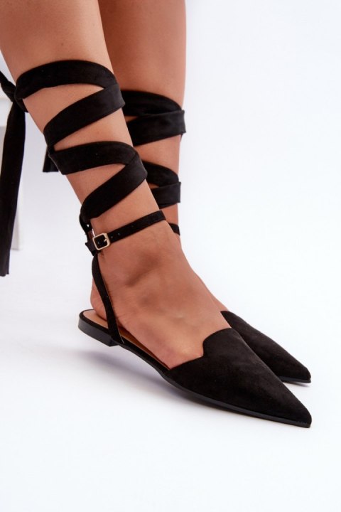 Baleriny Model Ellesara JH265 Black Baleriny Model Ellesara JH265 Black