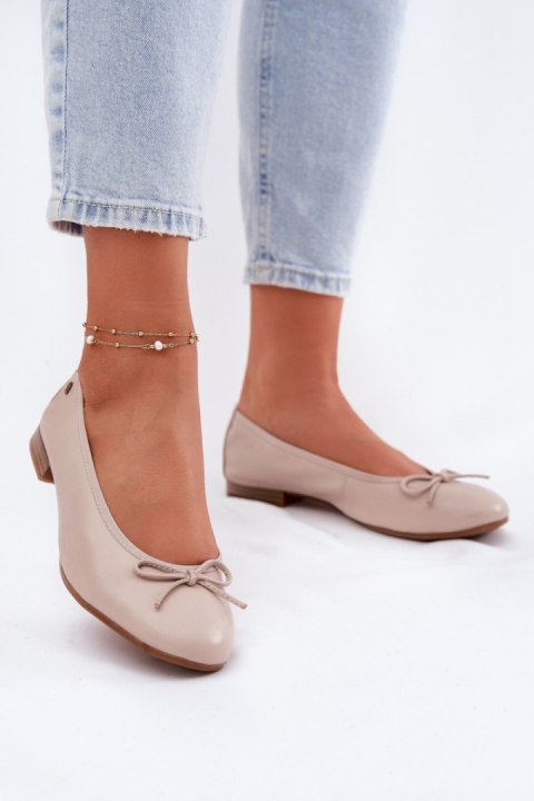 Baleriny Model Maciejka P6800-04 Beige 
