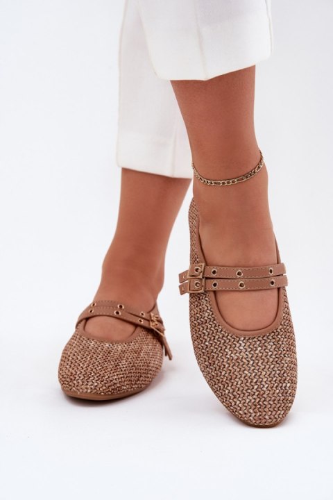 Baleriny Model Partheda 2201 Khaki Baleriny Model Partheda 2201 Khaki
